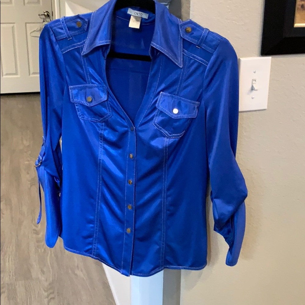 Snap up blouse